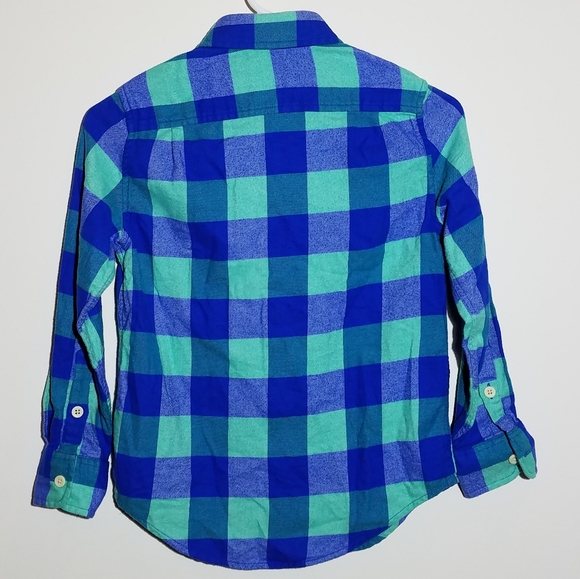 Crewcuts Lightweight Flannel Plaid Button Down 8 - Picture 3 of 5